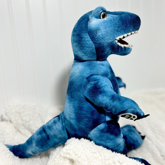 Build-A-Bear Workshop Blue T-Rex Plush 16” Dinosaur | Soft Stuffed Animal Dino - Picture 7 of 8
